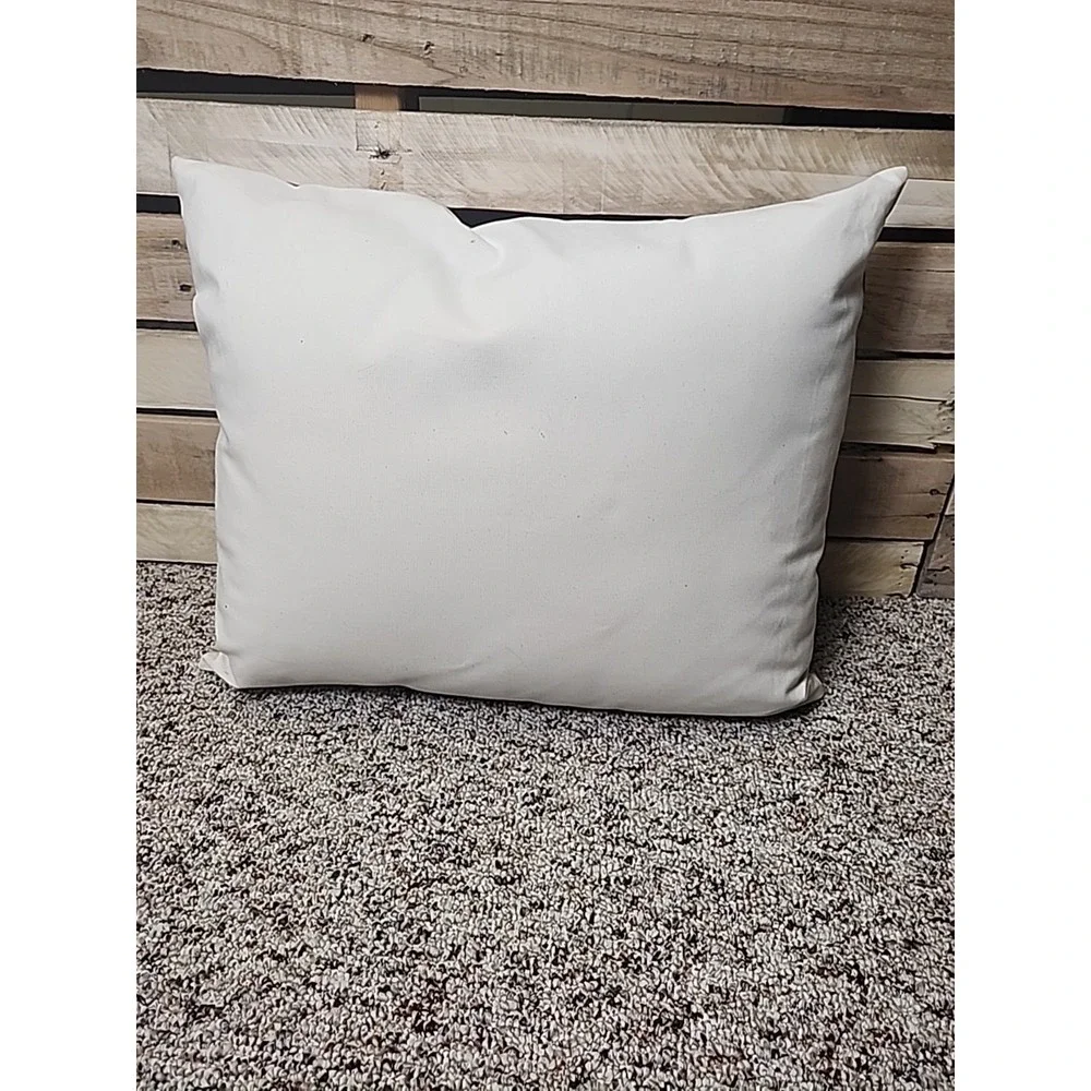 Vintage Hand Painted Tiger Pillow 19x16x4